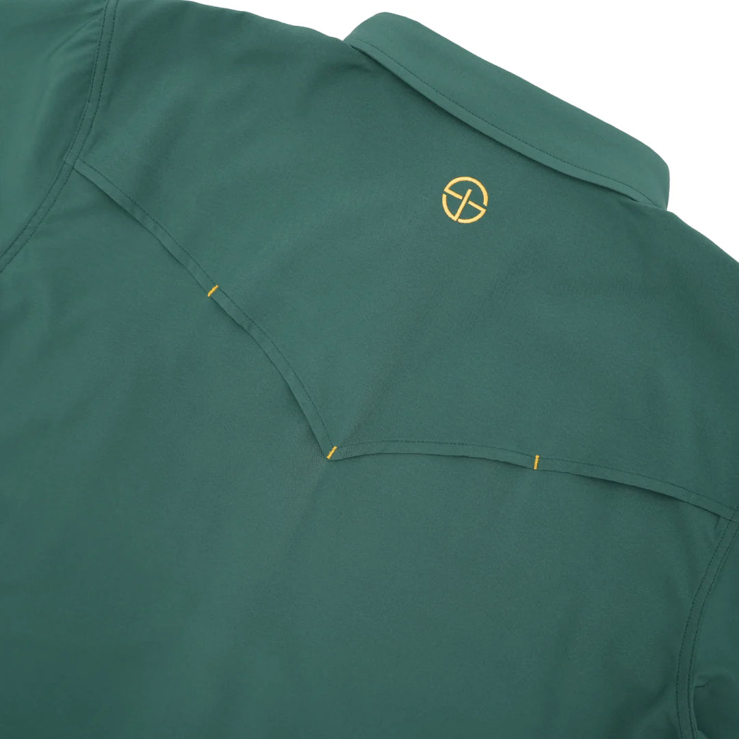 San Jac Men's Short Sleeve Masters Green