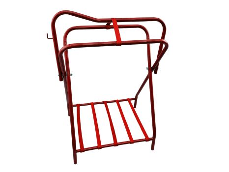 Western or English Folding Floor Saddle Rack-Multi Color