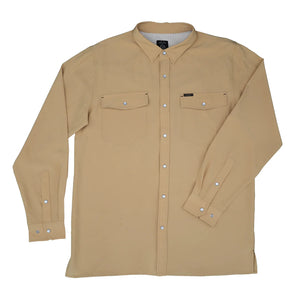 San Jac Men's Long Sleeve Cowboy Khaki