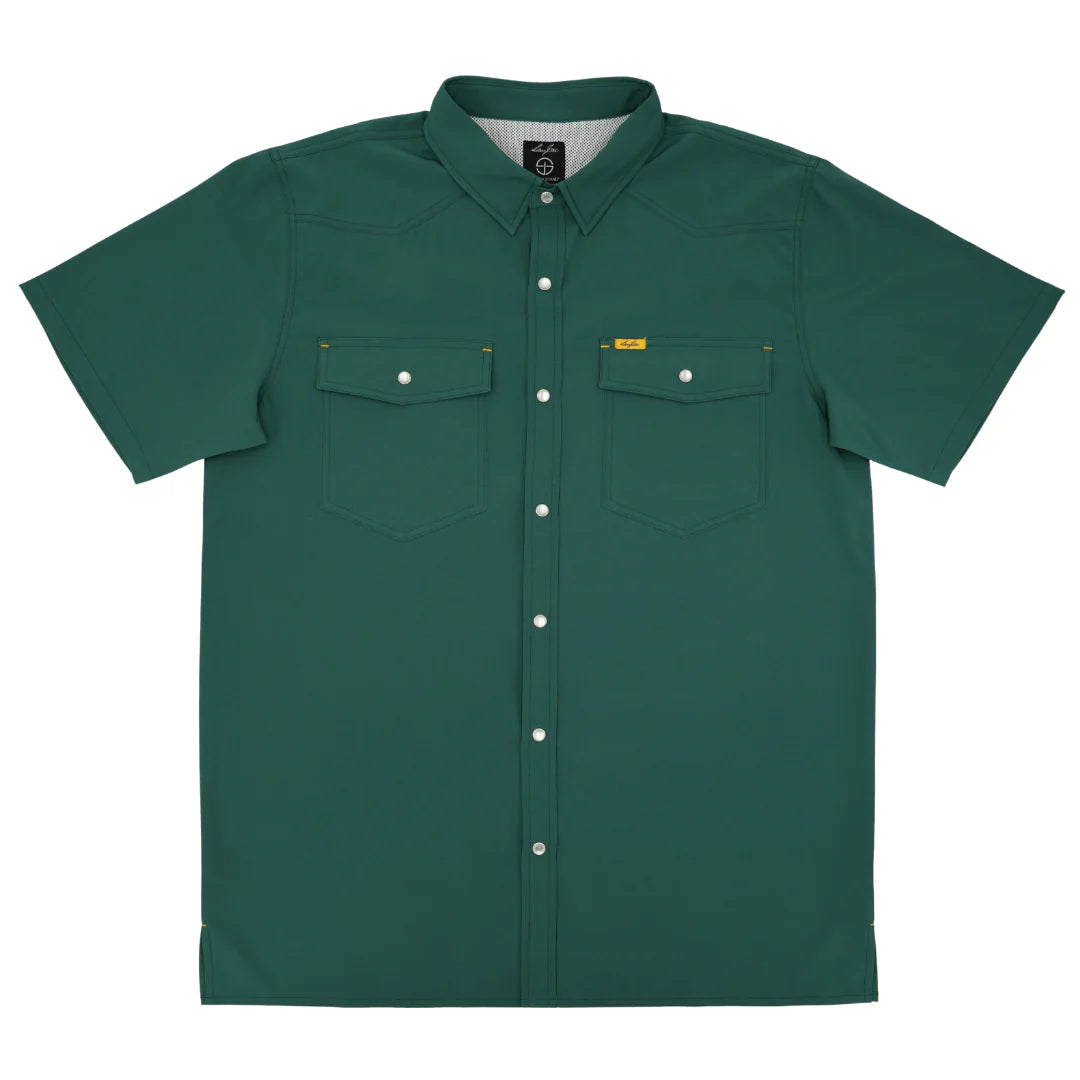 San Jac Men's Short Sleeve Masters Green