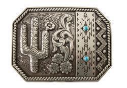 Cactus Aztec w/Turquoise Stone Buckle