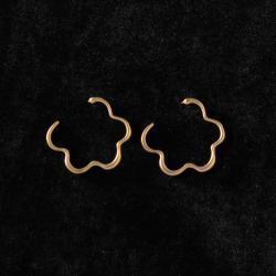 Gold Cloud Earrings
