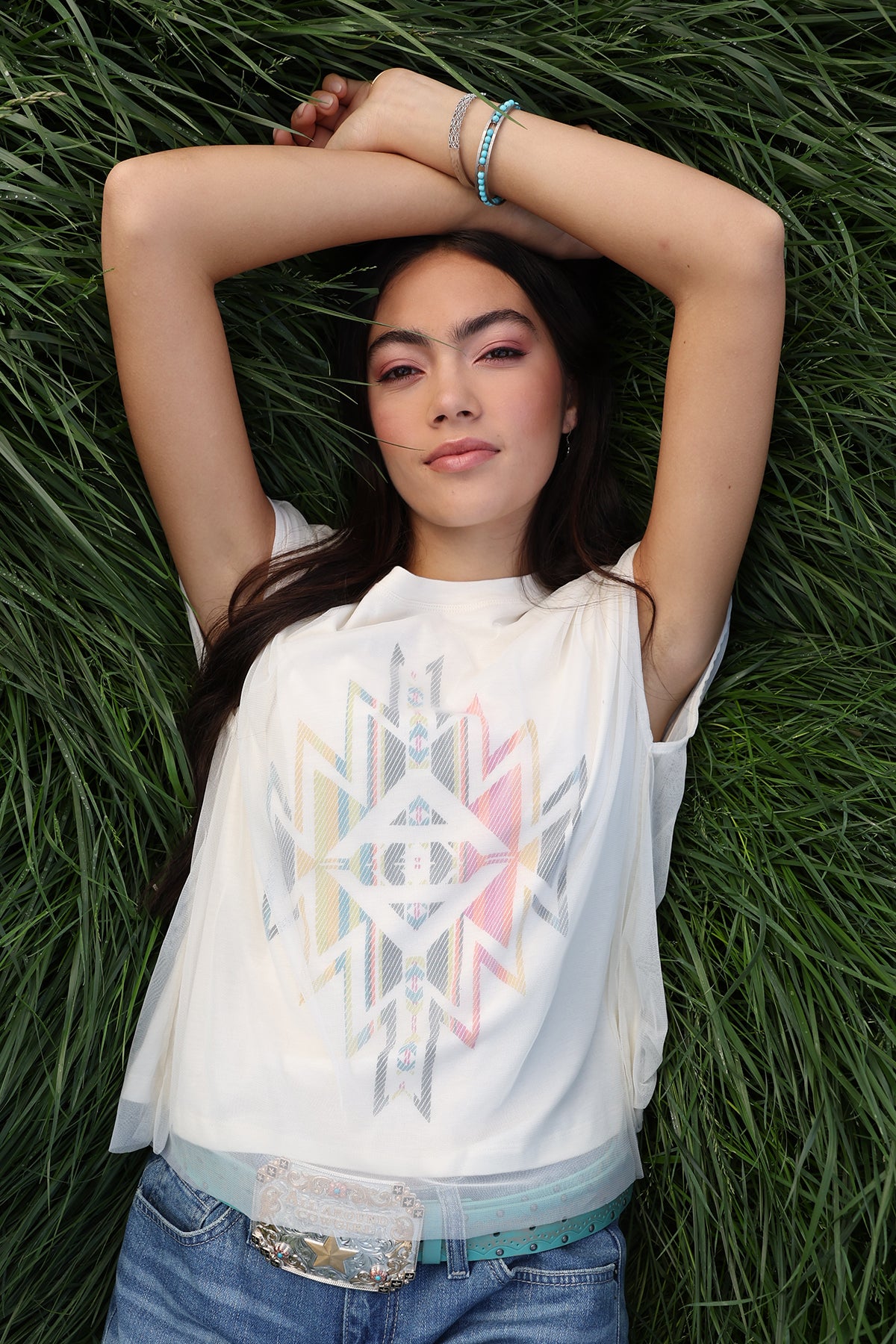 Women's mesh Knit Tank-3003