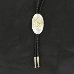Horse Head in Gold W/Silver Bolo
