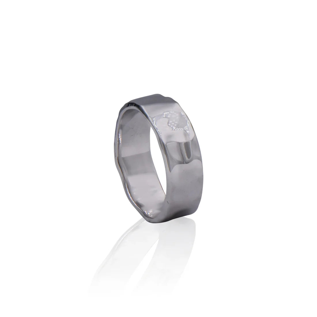 Kelly Herd Hammered Ring- Sterling Silver