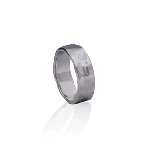 Kelly Herd Hammered Ring- Sterling Silver