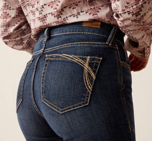 Ariat WMS High Rise Naz Slim Trouser Jeans-Florida