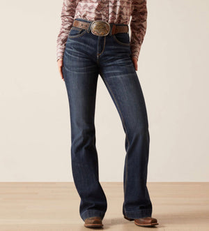 Ariat WMS High Rise Naz Slim Trouser Jeans-Florida