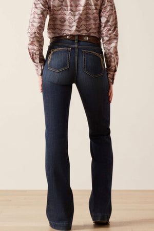 Ariat WMS High Rise Naz Slim Trouser Jeans-Florida