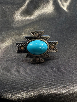 Large Turquoise Southwest Slider