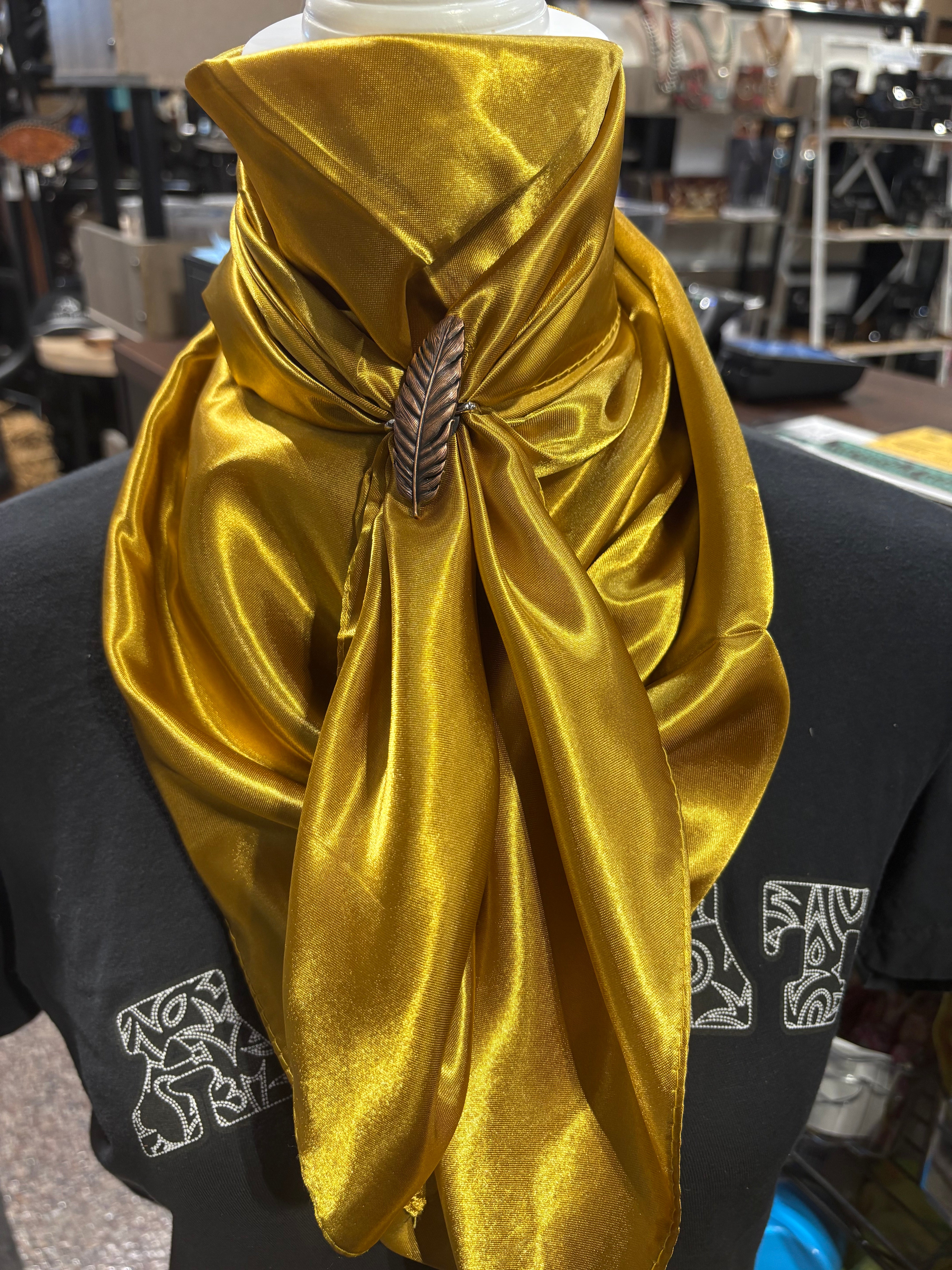 35x35 Solid Mustard Yellow Wild Rag