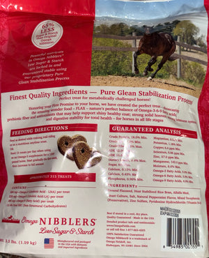 Omega Nibblers Low Sugar/Starch Peppermint (Expires 06/03/26)