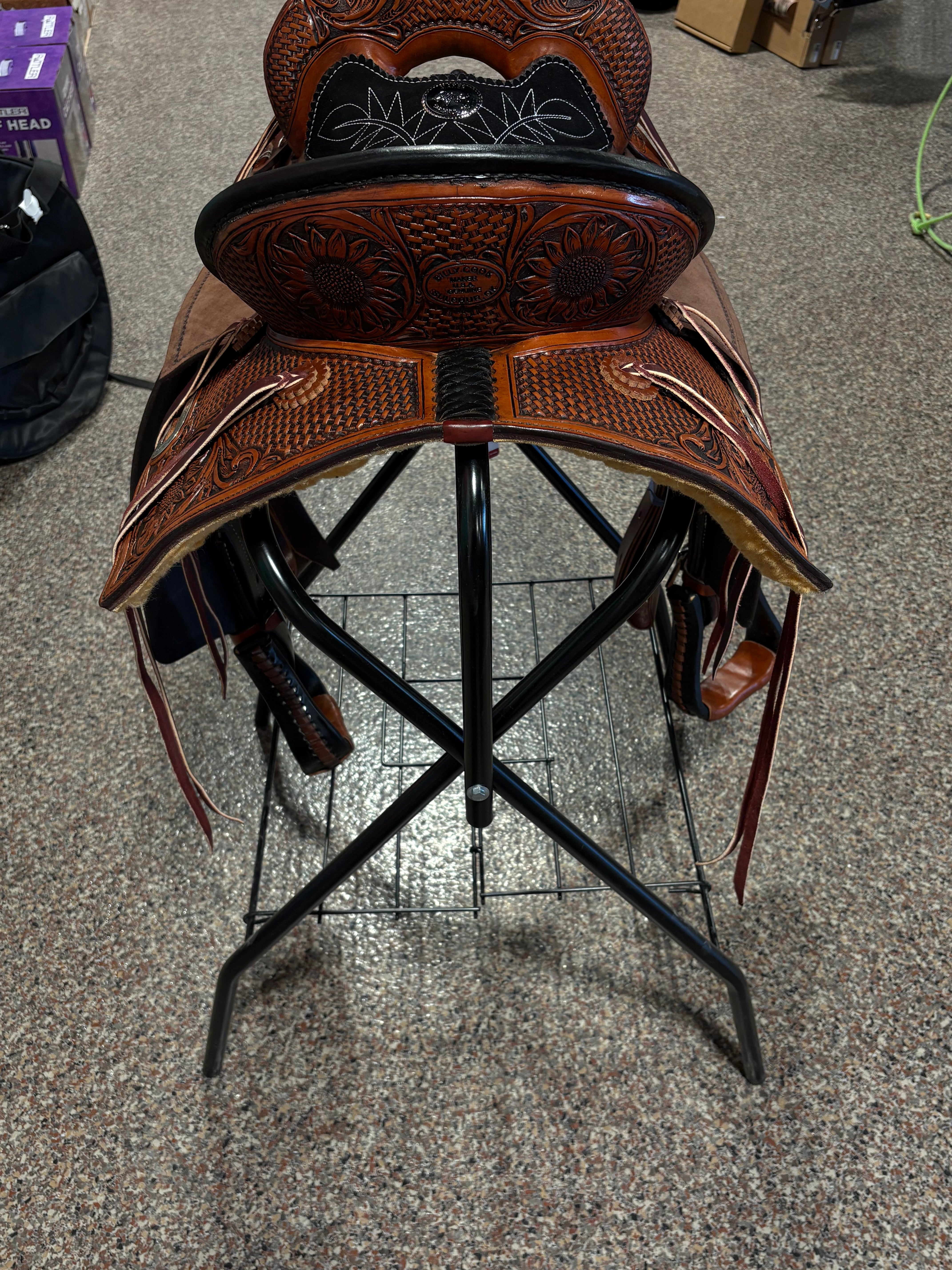 14” Billy Cook Barrel saddle