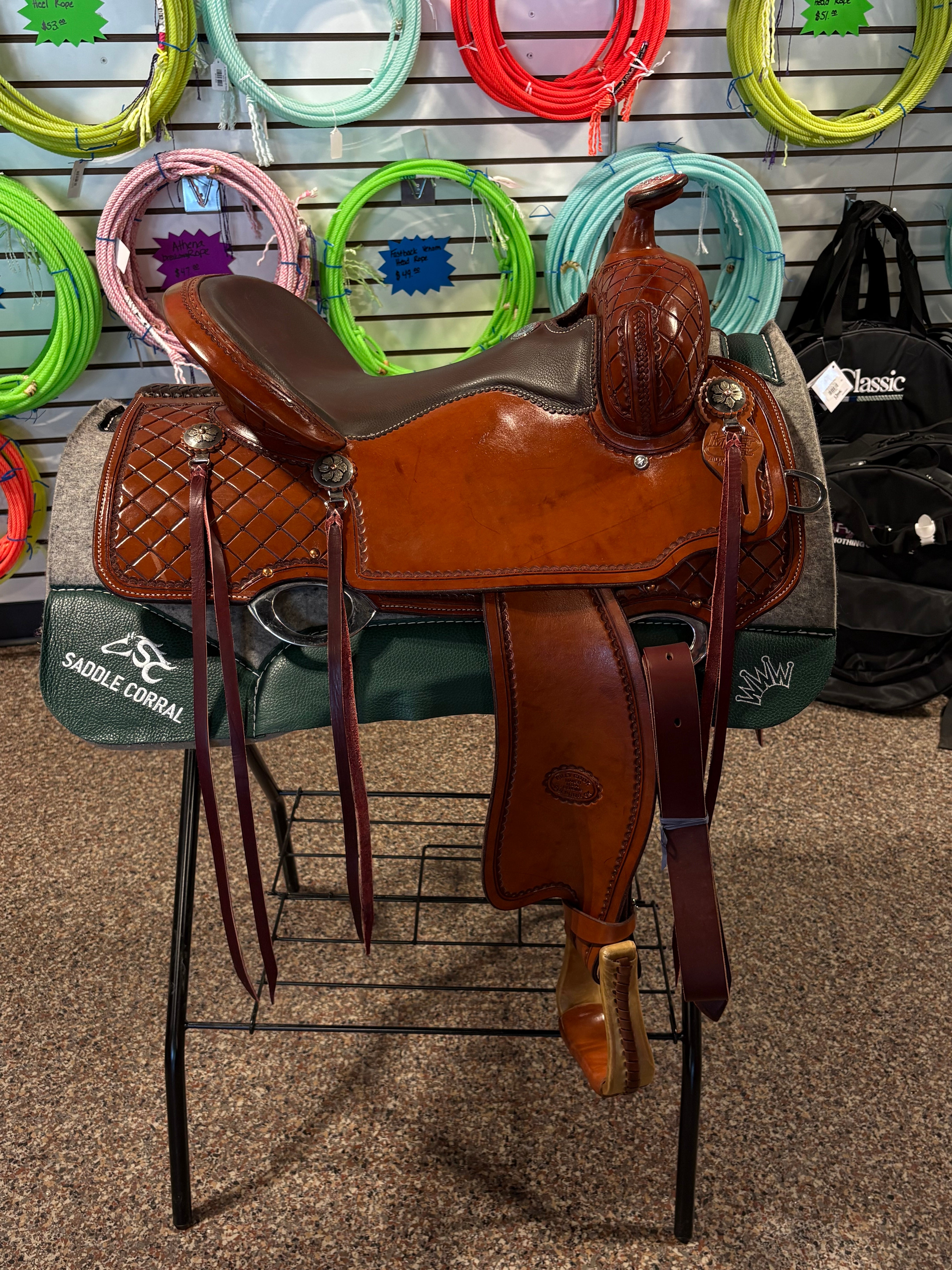16” Billy Cook Trail saddle buster welch tree