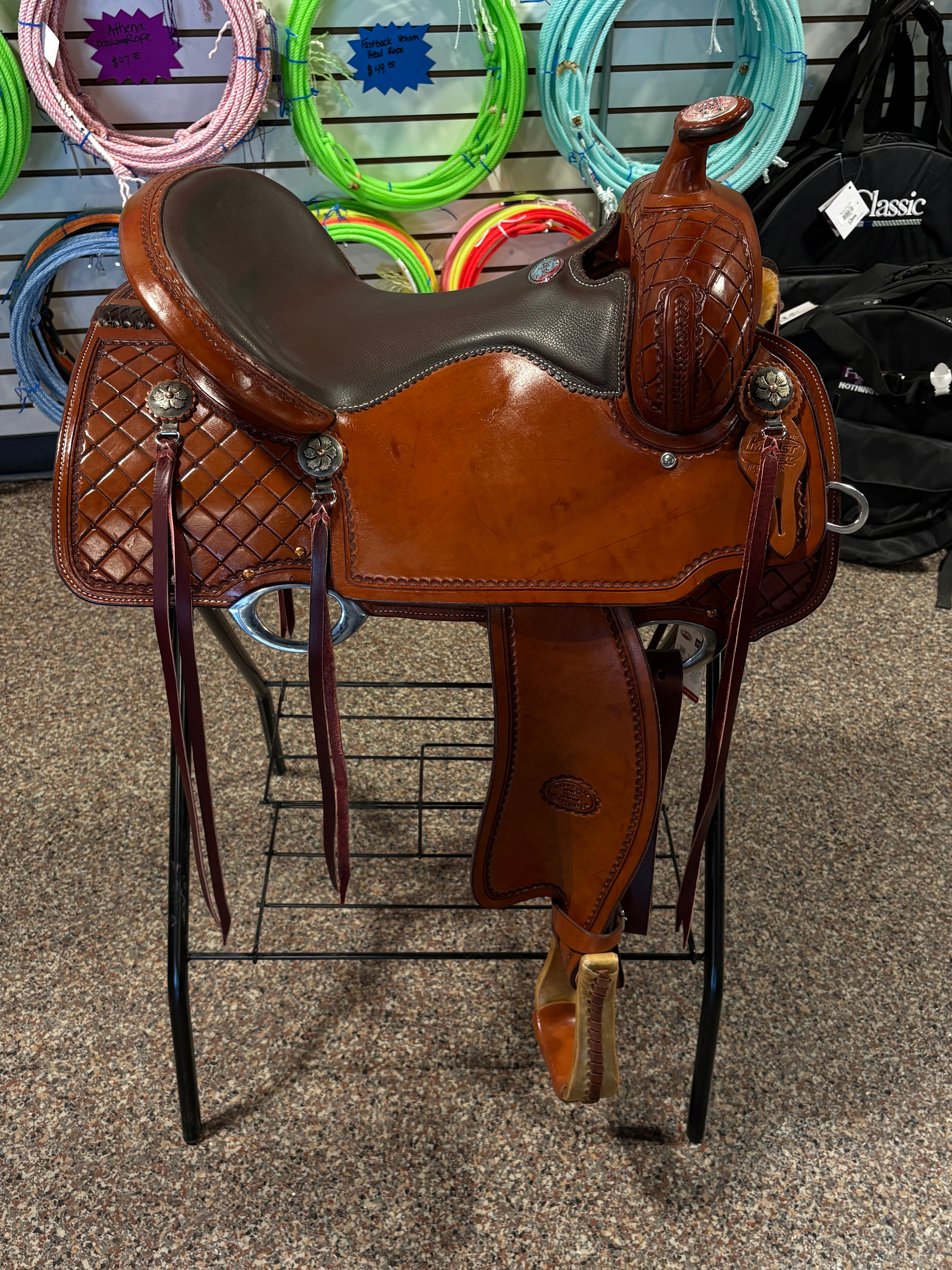 16” Billy Cook Trail saddle buster welch tree
