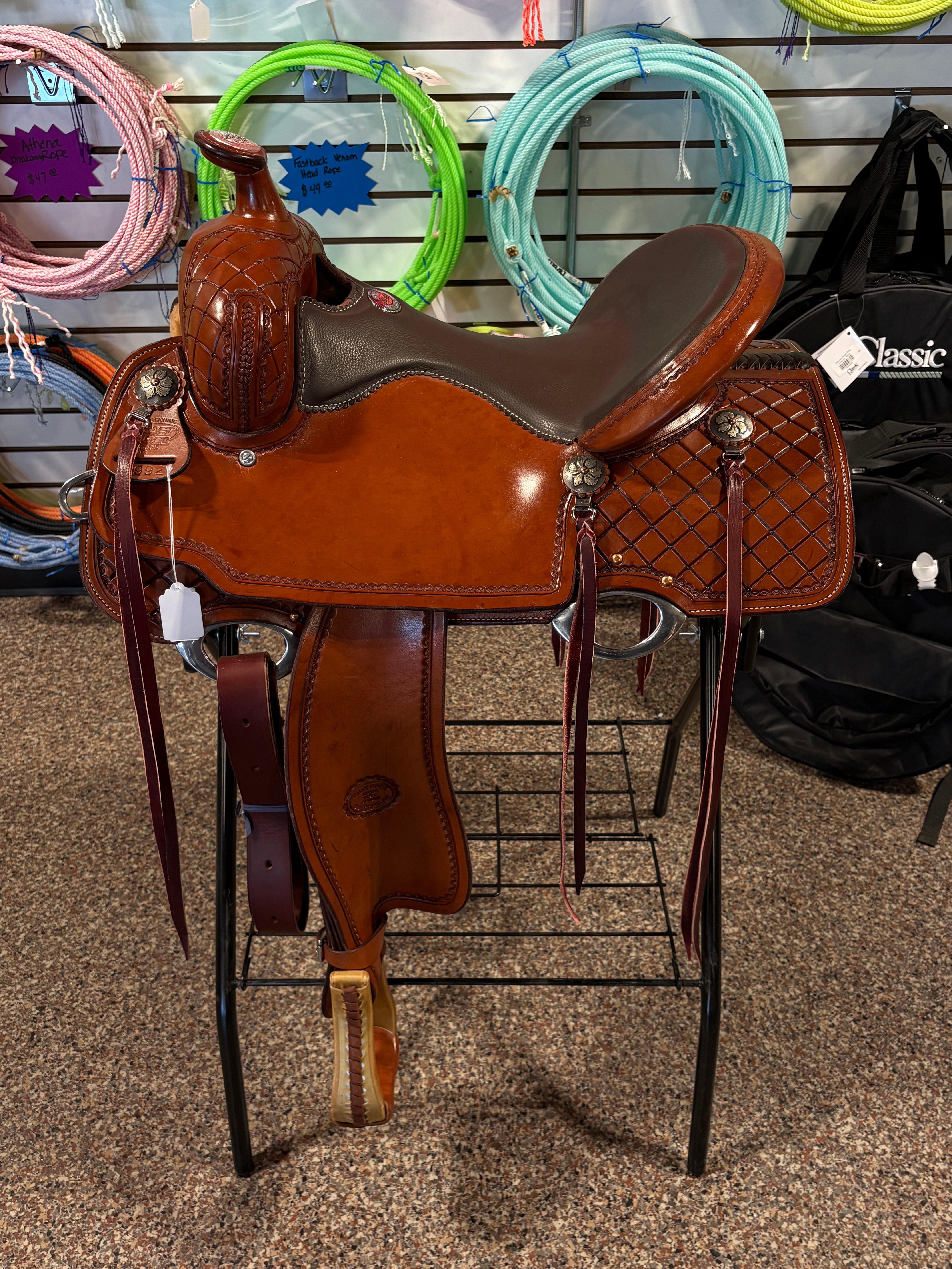 16” Billy Cook Trail saddle buster welch tree