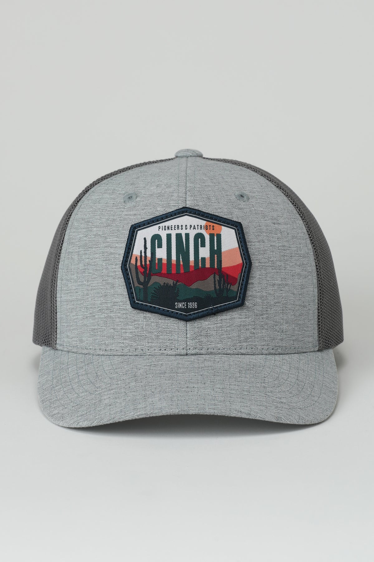 Men's Cinch Gray Trucker Cap