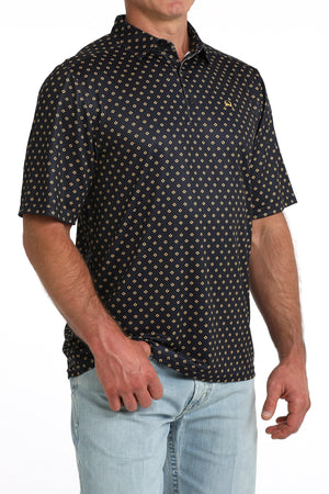 Men's Cinch Short Sleeve ArenaFlex Navy Polo