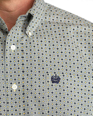 Men's Short Sleeve Multi Print-1517