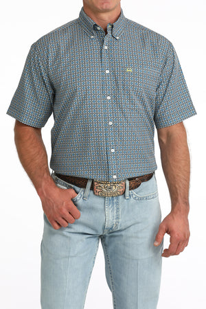 Men's Short Sleeve Multi Print Arena Flex-4167