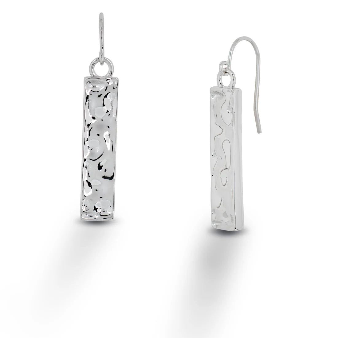 Hammered Earrings- Sterling Silver