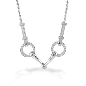 Kelly Herd snaffle bit necklace- Sterling Silver