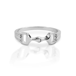 Kelly Herd 6mm bit ring- Sterling Silver