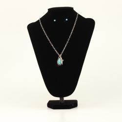 Thunderbird Teardrop Turquoise Necklace Set