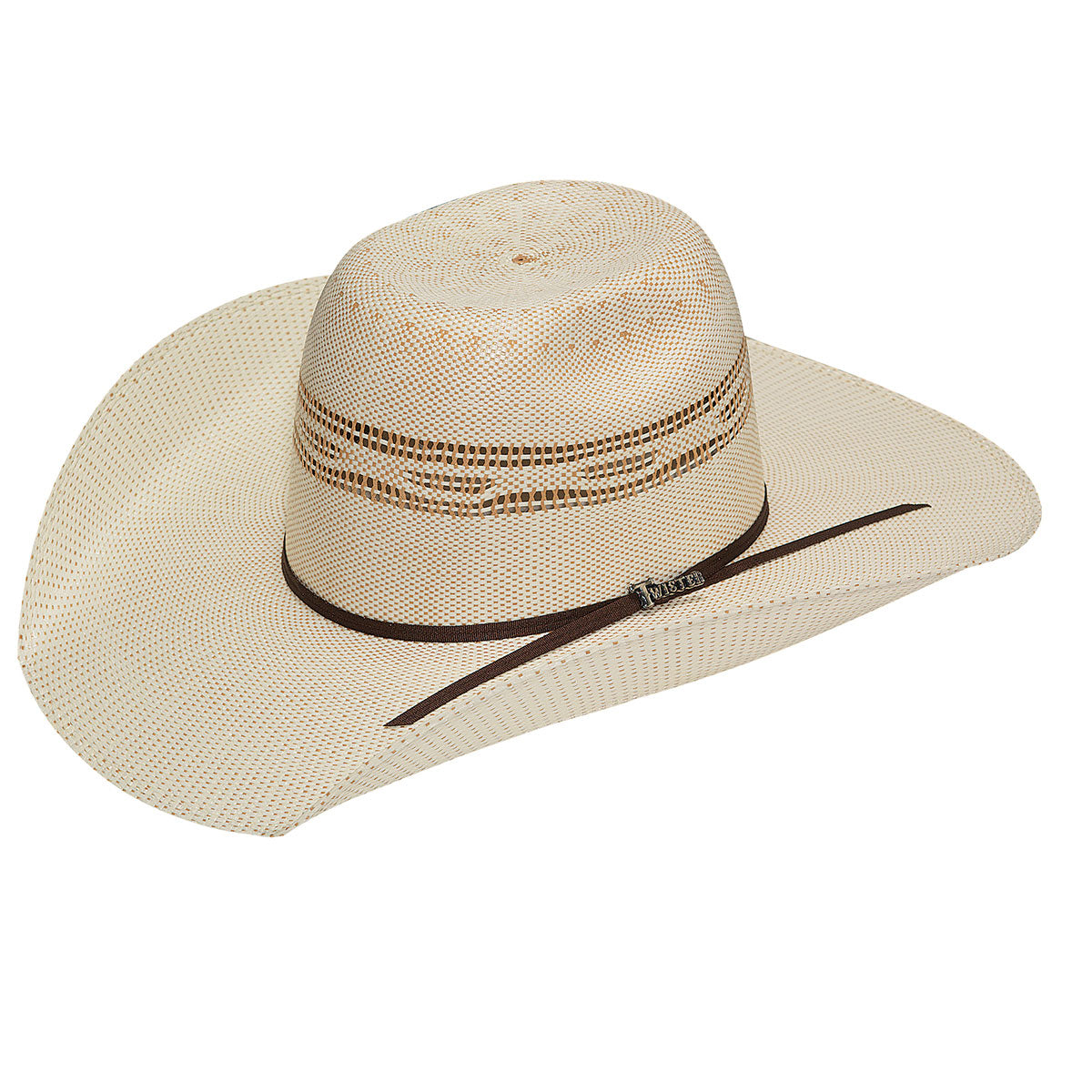 Twister Bangora Punchy Cowboy Straw Hat