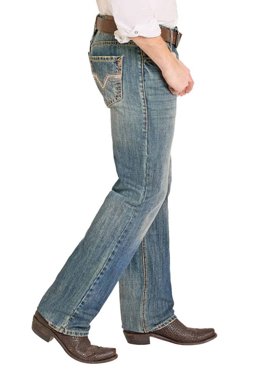 Mens Barb/Ladder Stitch EMB Bootcut