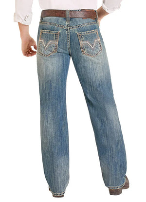 Mens Barb/Ladder Stitch EMB Bootcut