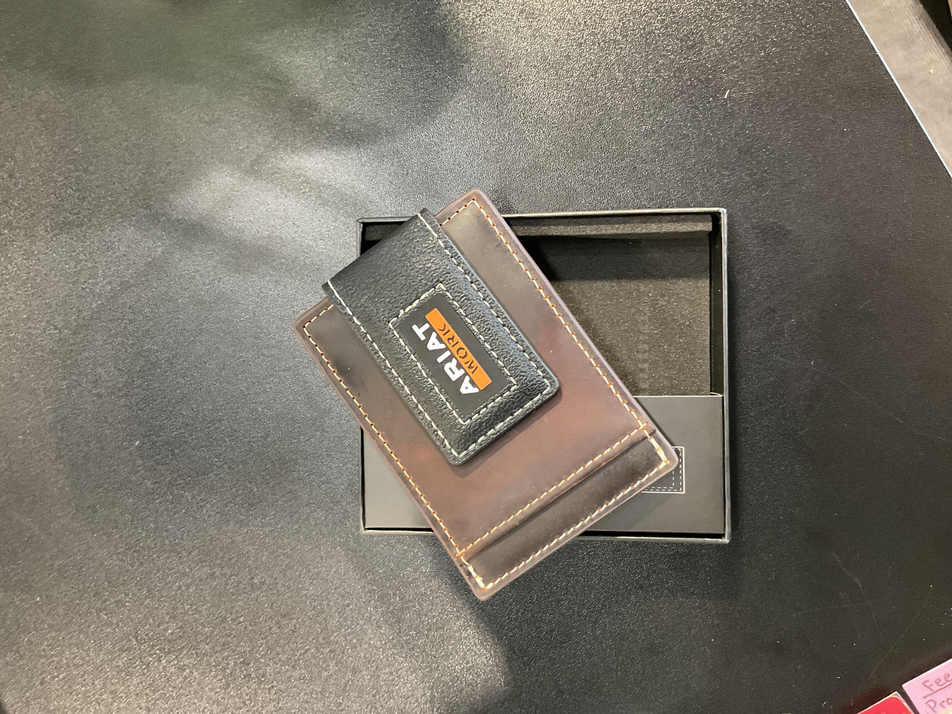 Ariat work Money Clip Black and Brown