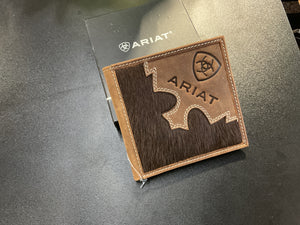 Bifold Calf Hair and Leather Ariat Wallet