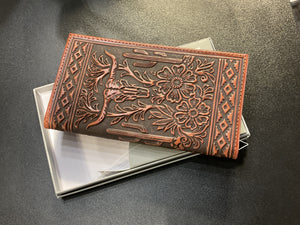 Rodeo Longhorn Floral & Cactus Wallet