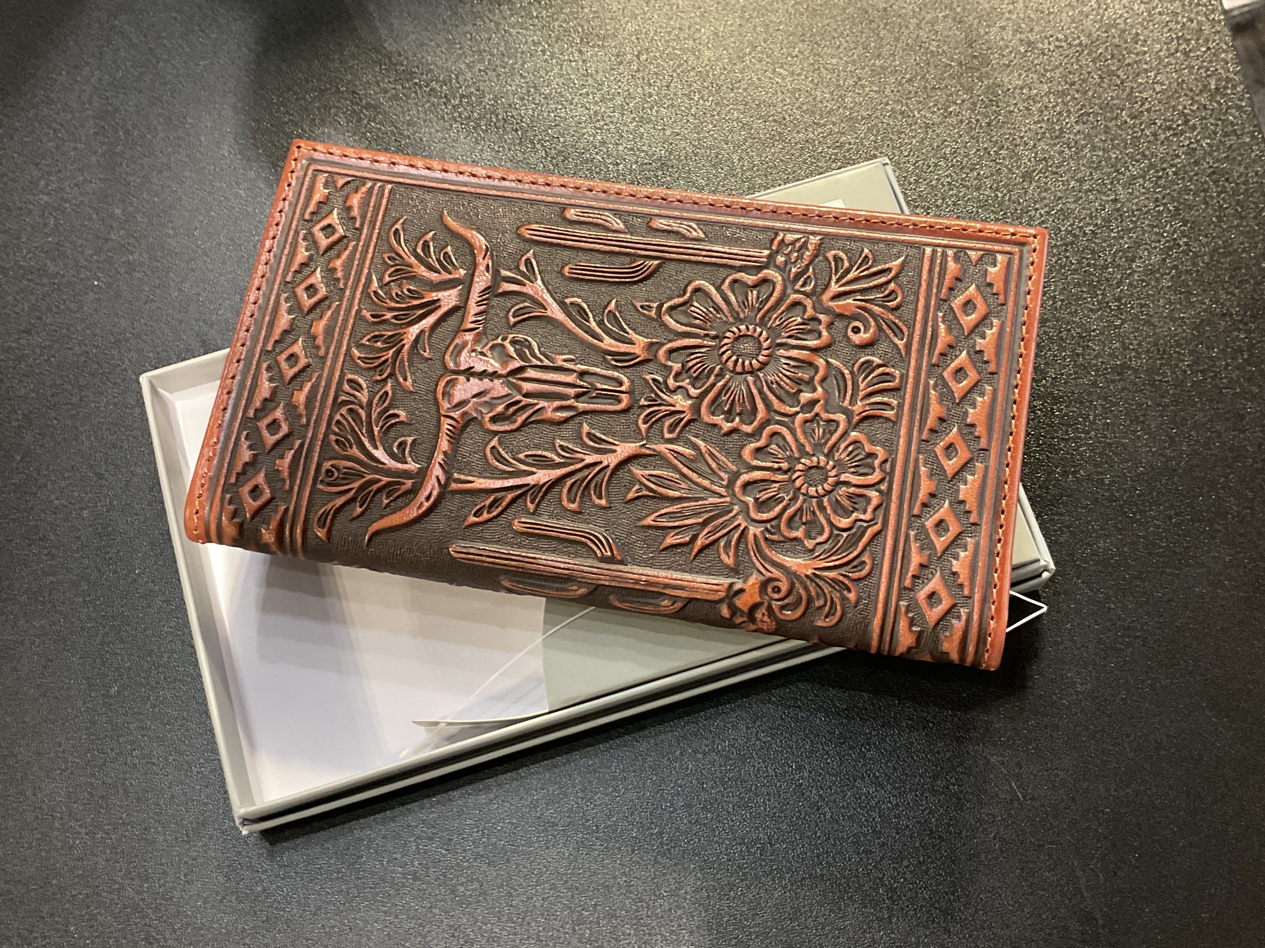 Rodeo Longhorn Floral & Cactus Wallet