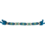 Beaded Nose Rope Halter  W/ 9' Lead