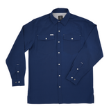San Jac Youth Long Sleeve Performance Snap Shirt
