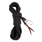 23' Lead Rope W/Bull Snap Black