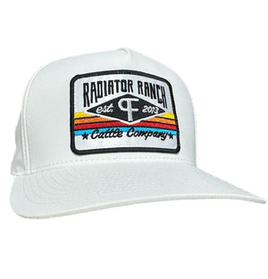 White PF Serape Patch Cap