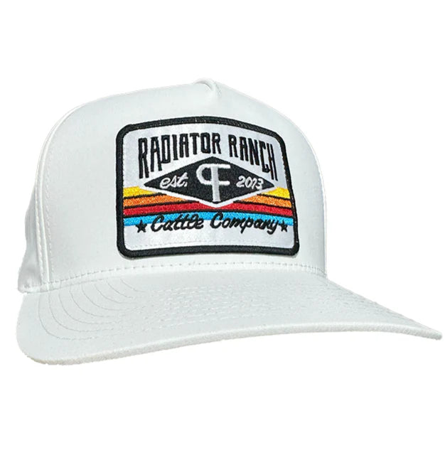 White PF Serape Patch Cap