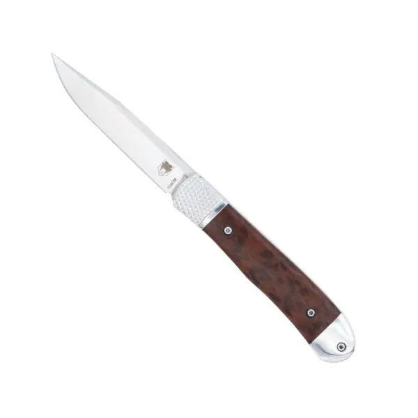Trapper Hidden Release Snakewood Knife